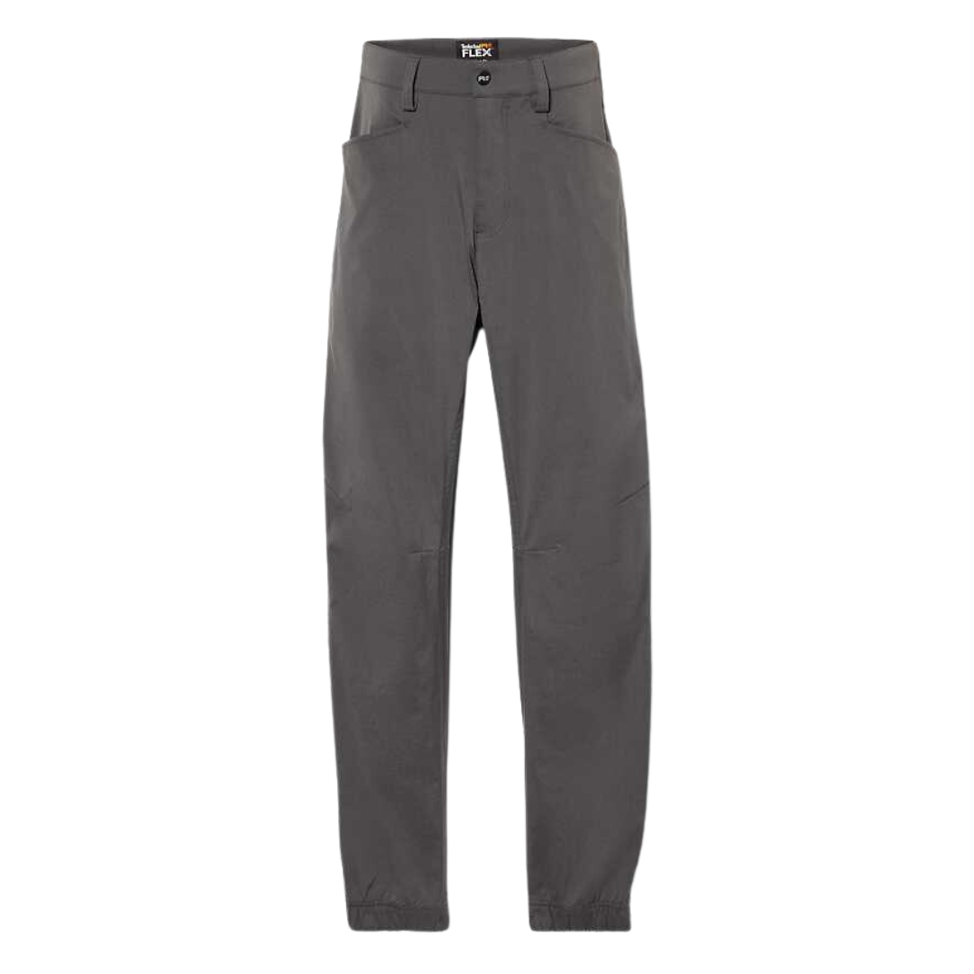 PANTALON JOGGER DE TRAVAIL TIMBERLAND PRO TEMPE POUR HOMME couleur asphalt vu du pantalon long gris foncé de face