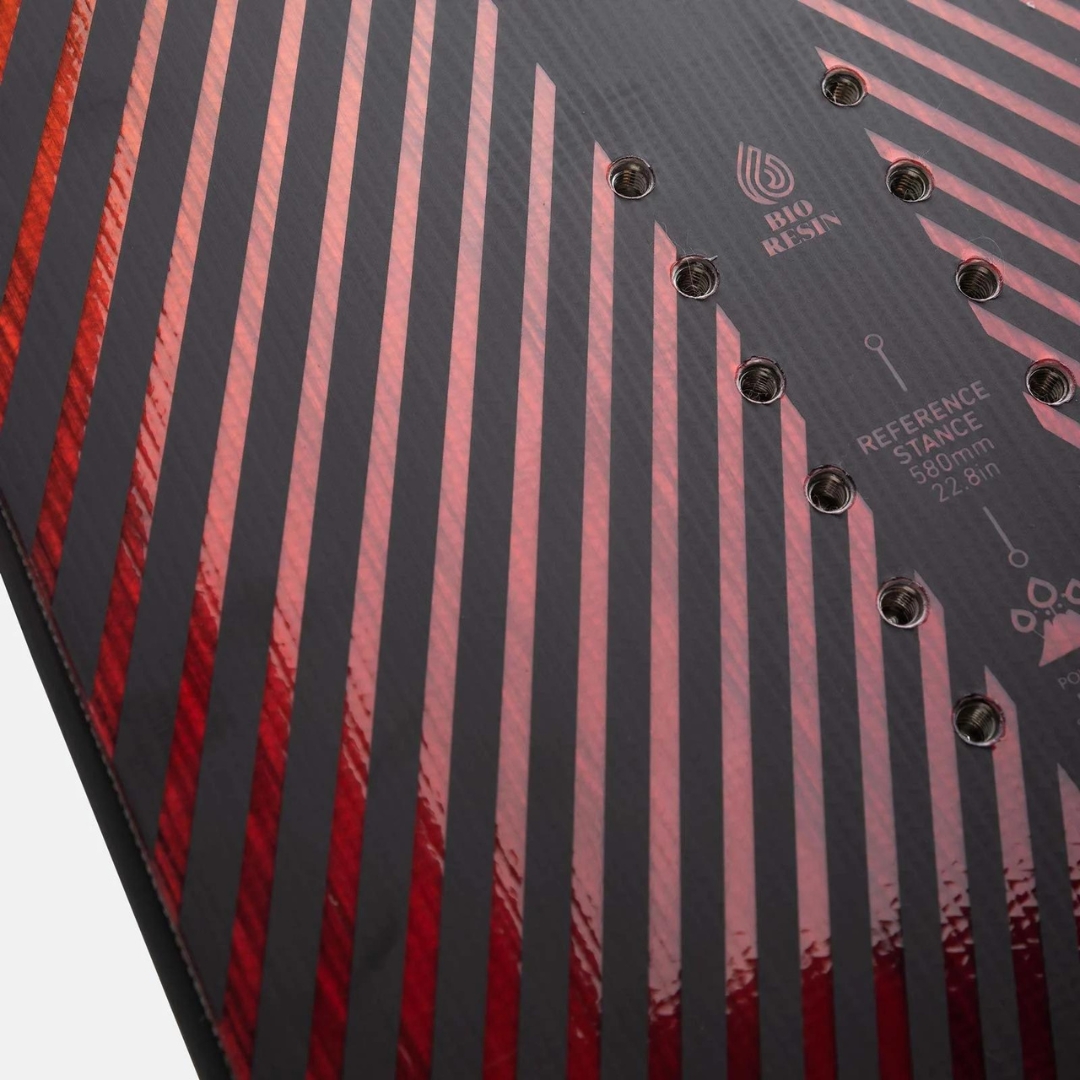 PLANCHE À NEIGE JONES STRATOS POUR HOMME vue en détail du graphismes sur la planche