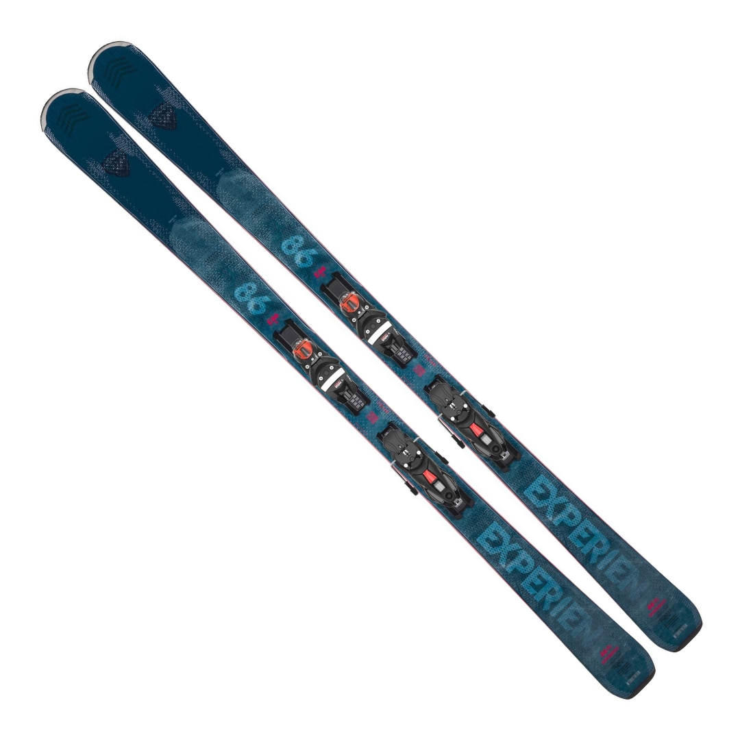 ENSEMBLE DE SKI ALPIN AVEC FIXATION ROSSIGNOL EXPERIENCE 86 TI K SPX14 POUR HOMME vu de l'ensemble du dessus