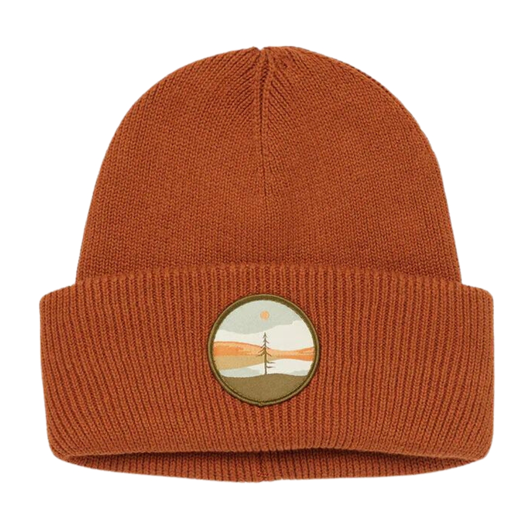 TUQUE TENTREE ARTIST SERIES POUR ADULTE couleur toffee/ocean vue de la tuque orange brûlée de face