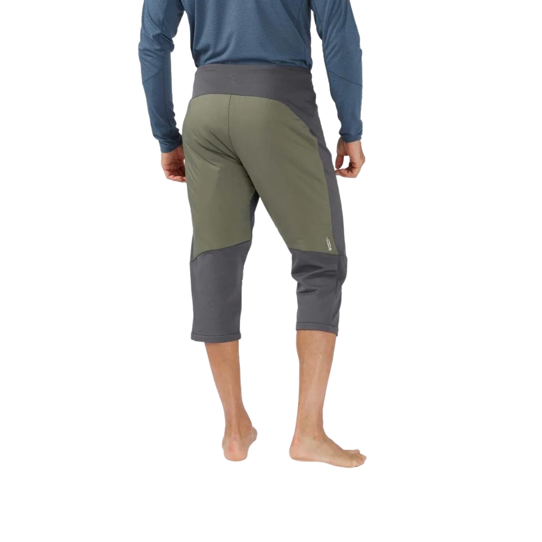 PANTALON 3/4 ISOLÉ RAB XENAIR POUR HOMME vu de la taille aux pieds de profil droit arrière