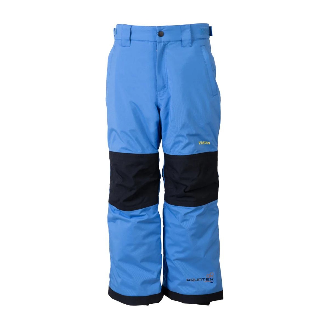 PANTALON D'HIVER VISTA GABI POUR GARÇON couleur bleu royal vu du pantalon bleu et noir de face