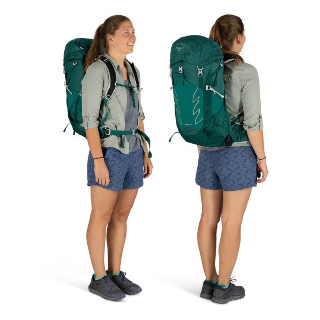Sac à Dos De Randonnée Osprey Tempest 20L, Femme, Taille XS/S, Couleur Vert Jaspe, Léger, Excellent état