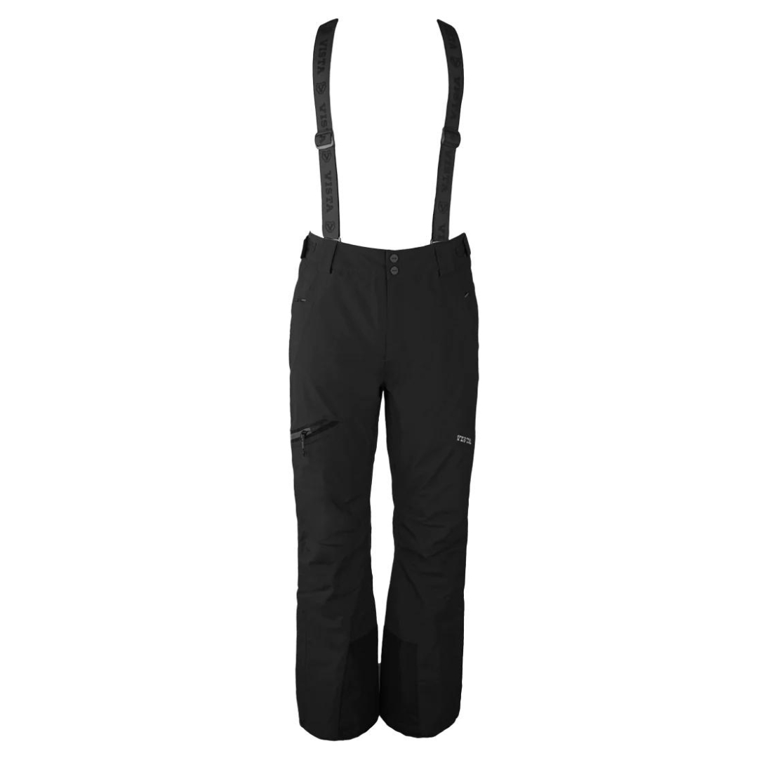 PANTALON DE NEIGE VISTA CORE POUR HOMME COULEUR NOIR VU DU PANTALON NOIR DE FACE