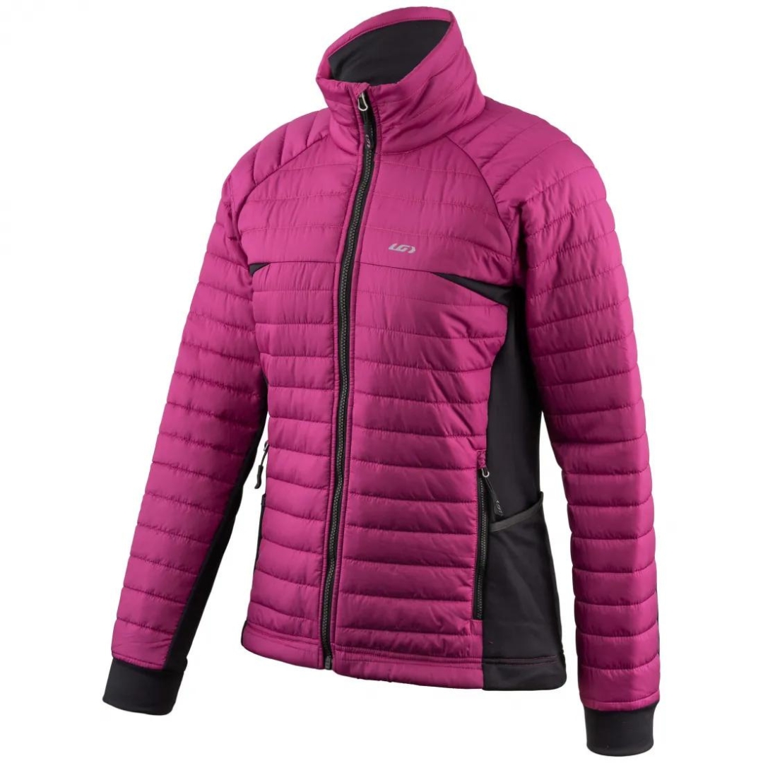 Veste Cycliste Femme Louis Garneau, Grise, Capuche, Mi-saison, Fermeture éclair, Taille XL