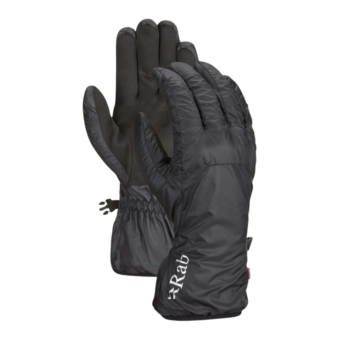 GANT ISOLÉ RAB XENON POUR ADULTE couleur black vu des gants noirs un du dessus et l'autre du dessous