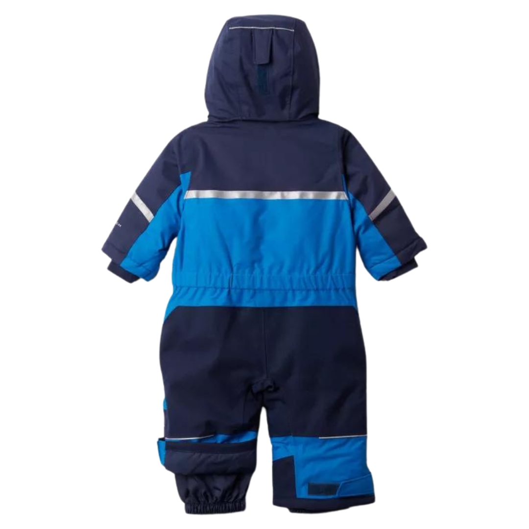 HABIT DE NEIGE COLUMBIA BUGA II SUIT POUR bébé COULEUR 432-BRIGHT INDIGO-COLLEGIATE NAVY VUE DE L'ENSEMBLE BLEU ROYAL ET BLEU MARINE DE dos