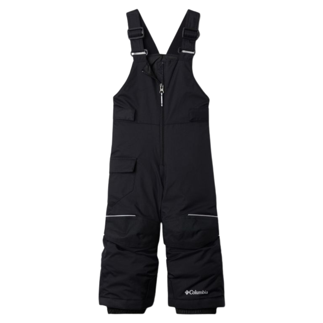 SALOPETTE DE NEIGE COLUMBIA ADVENTURE RIDE POUR PETIT ENFANT couleur black vu de la salopette noire de face