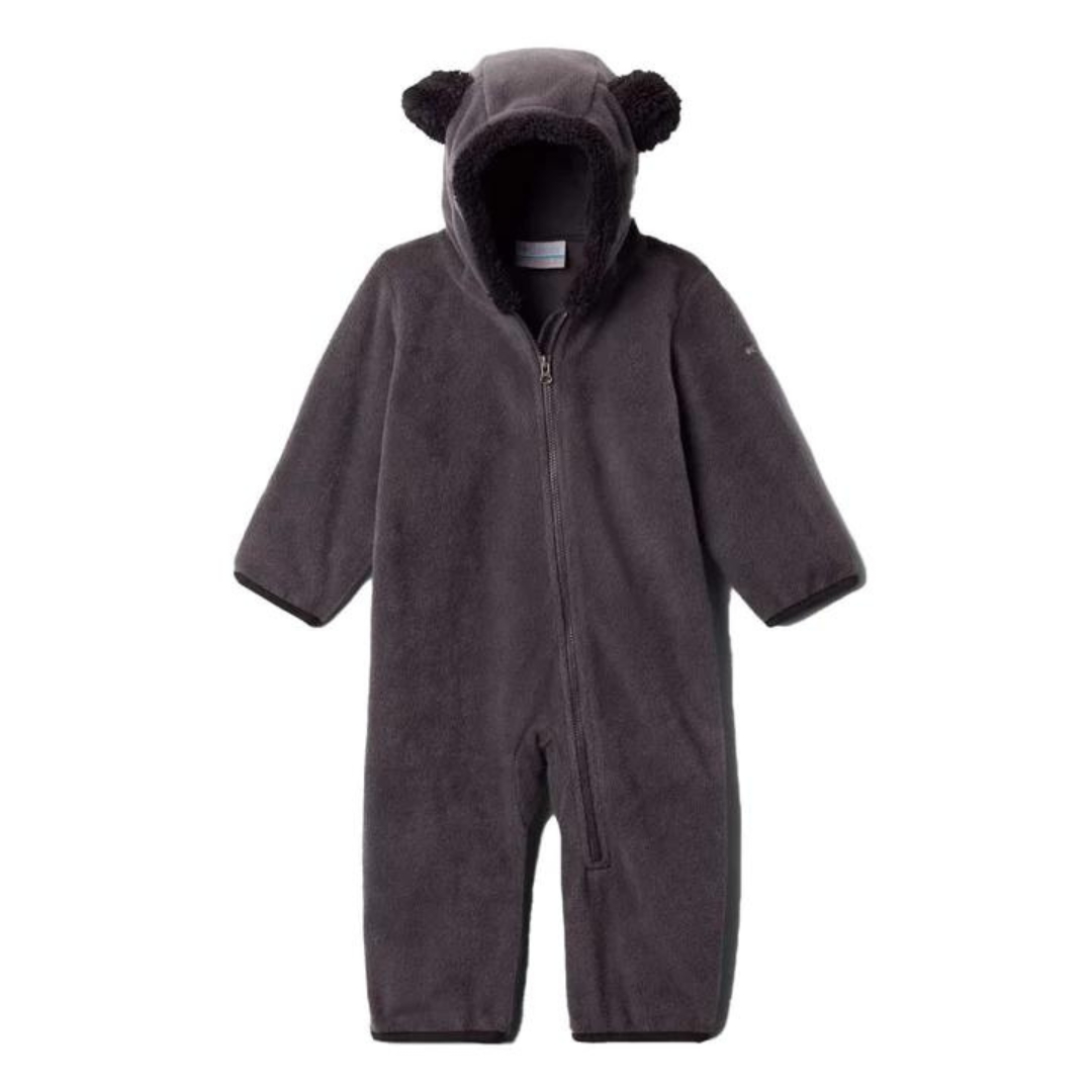 COMBINAISON EN LAINE POLAIRE COLUMBIA TINY BEAR II POUR BÉBÉ couleur shark vu du one piece gris de face