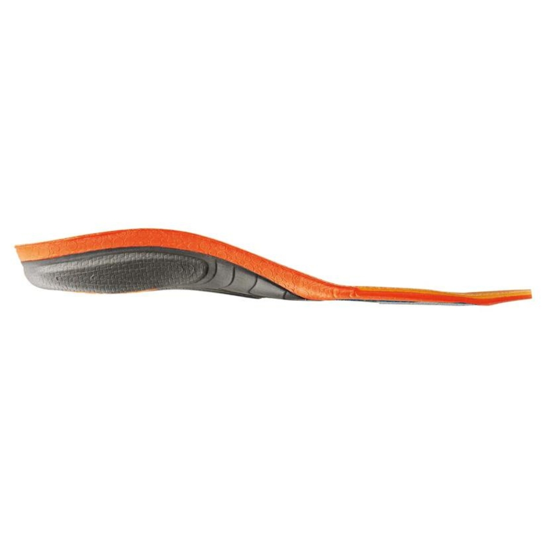 SEMELLE DE SKI SIDAS WINTER 3FEET high vue des semelles orange et noire de profil