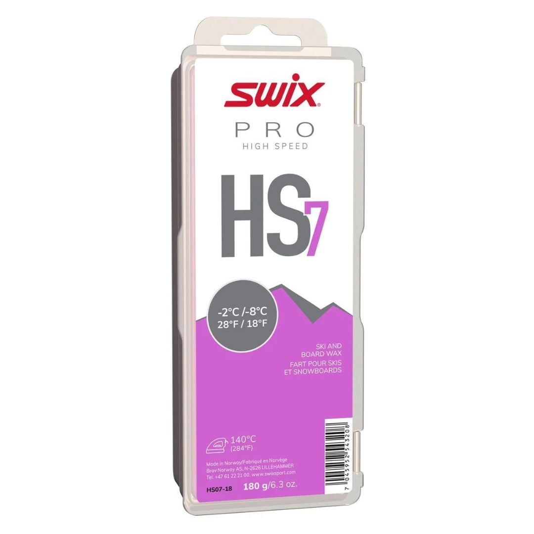 CIRE DE GLISSE SWIX HS7 MAUVE 180G