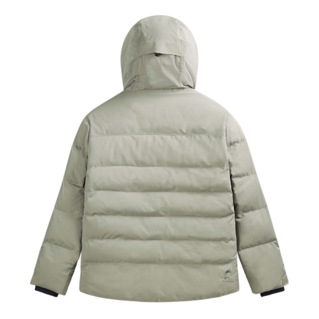 MANTEAU DE SKI PICTURE LEMENT POUR FEMME couleur shadow vu du manteau gris pale de dos