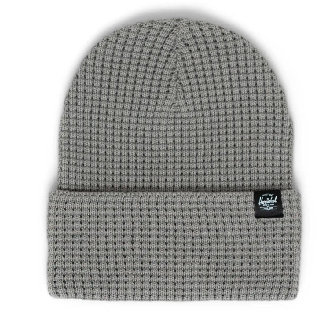 TUQUE HERSCHEL BLAKELY POUR ADULTE COULEUR GRIS VUE DE LA TUQUE GRISE DE FACE