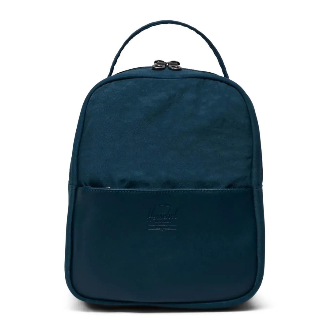 SAC À DOS HERSCHEL ORION MINI couleur reflecting pond vu du sac vert aqua foncé de face