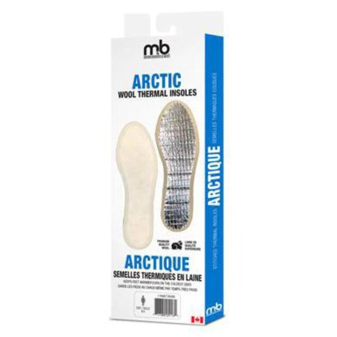 SEMELLE THERMIQUE EN LAINE MONEYSWORTH ARCTIC POUR ADULTE VUE DE L'EMBALLAGE DES SEMELLES