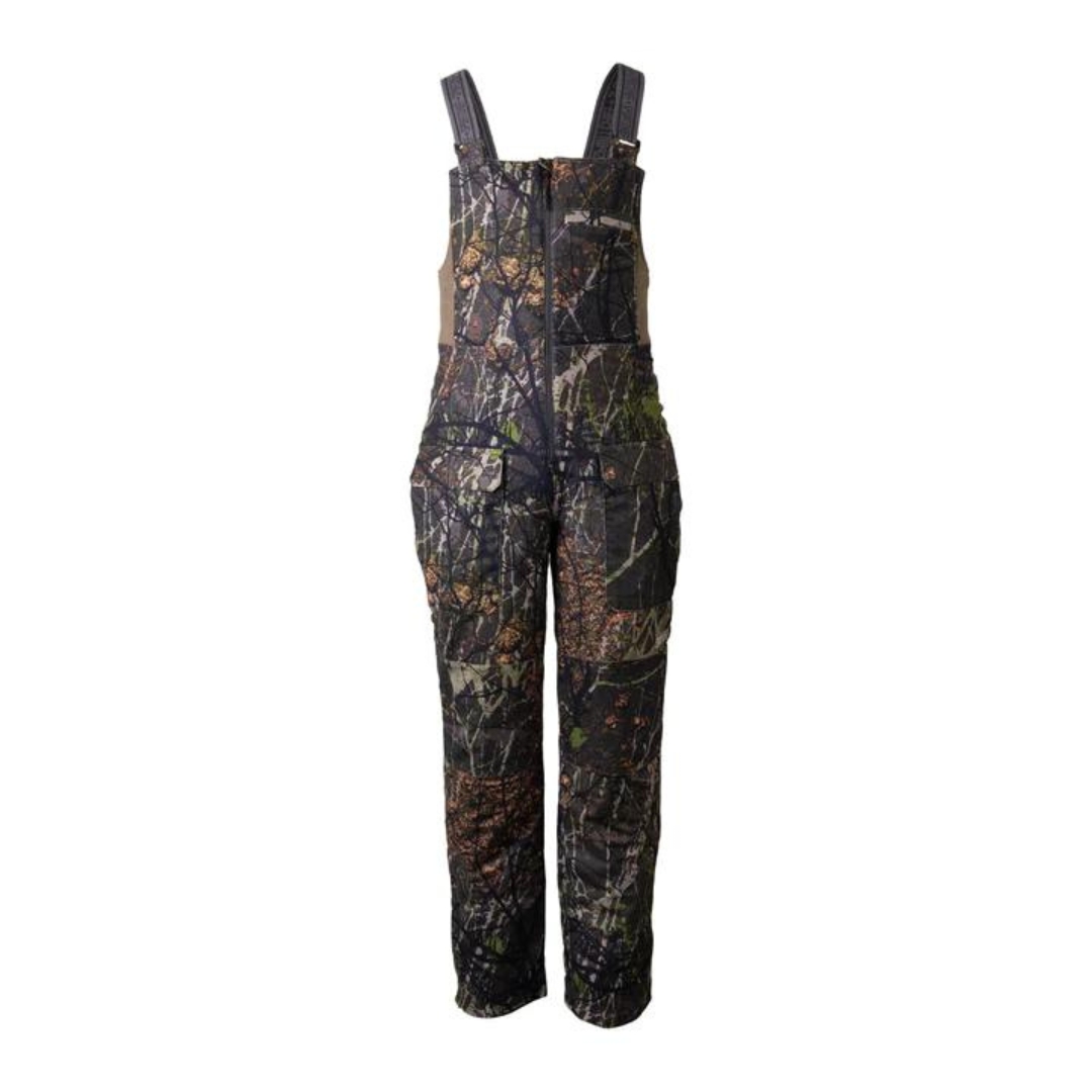 SALOPETTE DE CHASSE SPORTCHIEF JUPITER POUR FEMME COULEUR X-Unity Dark VU DE LA SALOPETTE `AMOTIF CAMOUFLAGE FONCÉ DE FACE