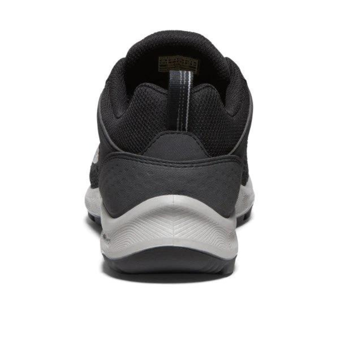 CHAUSSURE DE RANDONNÉE KEEN TERRADORA SPEED POUR FEMME couleur black/drizzle vue de la chaussure noire et grise de l'arrière