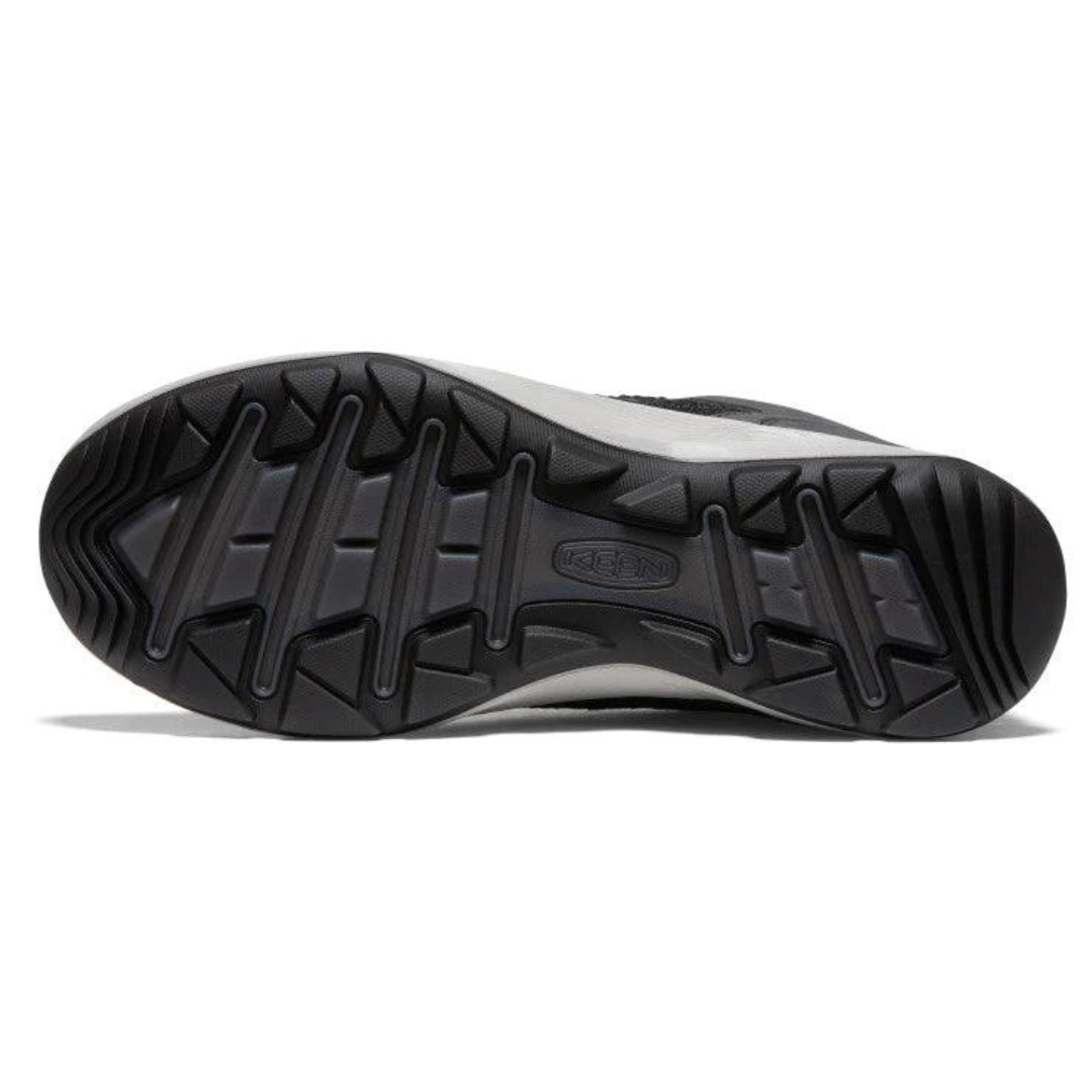 CHAUSSURE DE RANDONNÉE KEEN TERRADORA SPEED POUR FEMME couleur black/drizzle vue de la semelle d'usure noire et grise