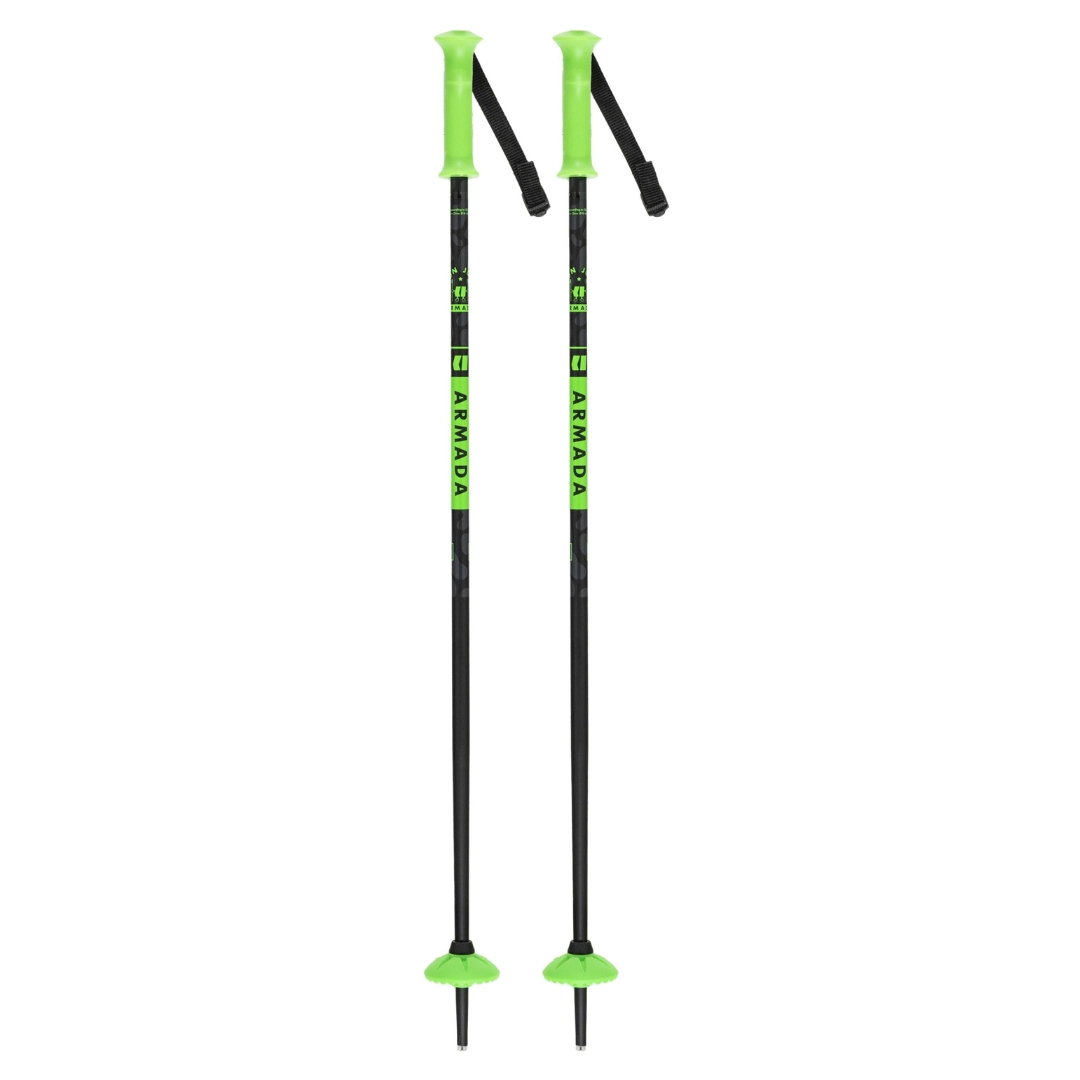 BÂTON DE SKI ALPIN ARMADA LEGION JR POUR ENFANT couleur black/green