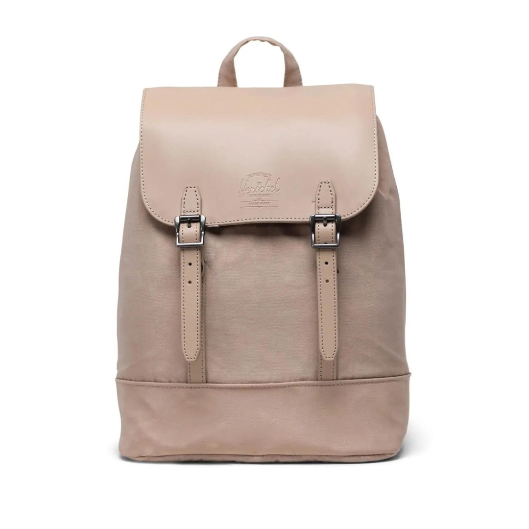 SAC À DOS HERSCHEL ORION RETREAT MINI couleur light taupe vu du sac brun sable pale de face