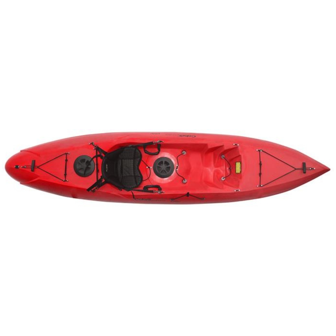 KAYAK COBRA KAYAKS PLAY COULERU RED VU DU KAYAK ROUGE DU DESSUS