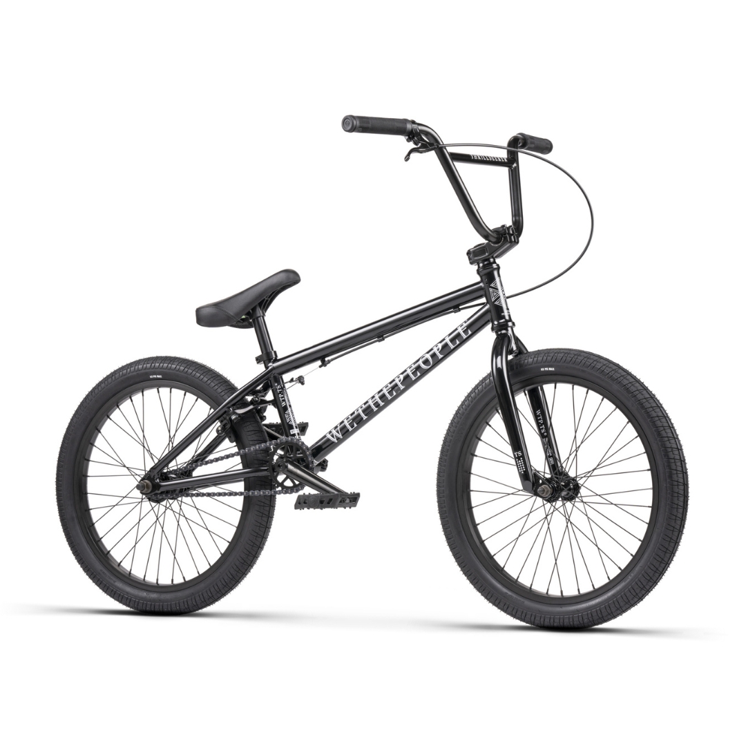 VÉLO BMX WE THE PEOPLE THRILLSEEKER 20" COULEUR NOIR VU DE PROFIL DROIT