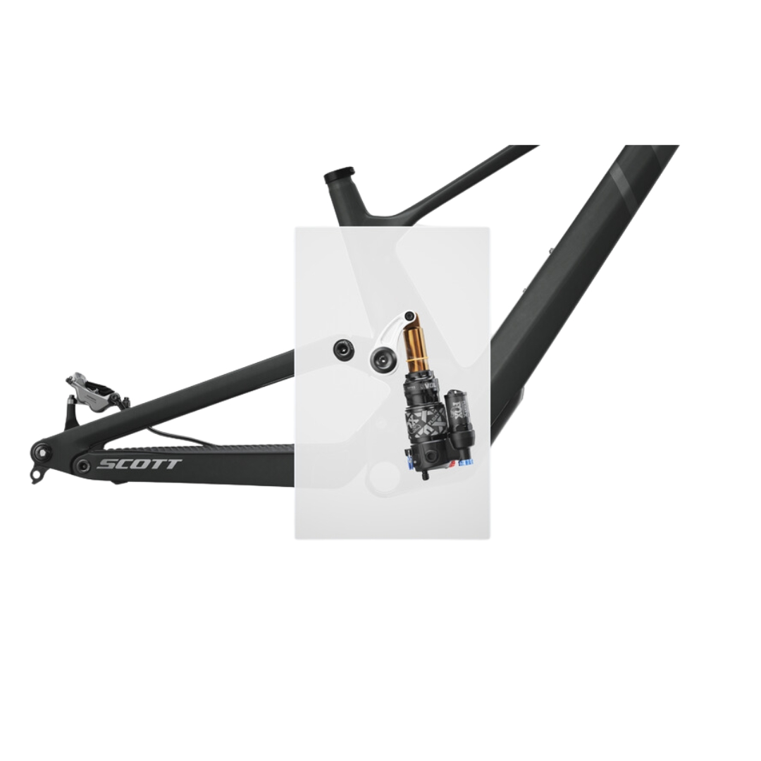 VÉLO DE MONTAGNE SCOTT GENIUS GROS PLAN