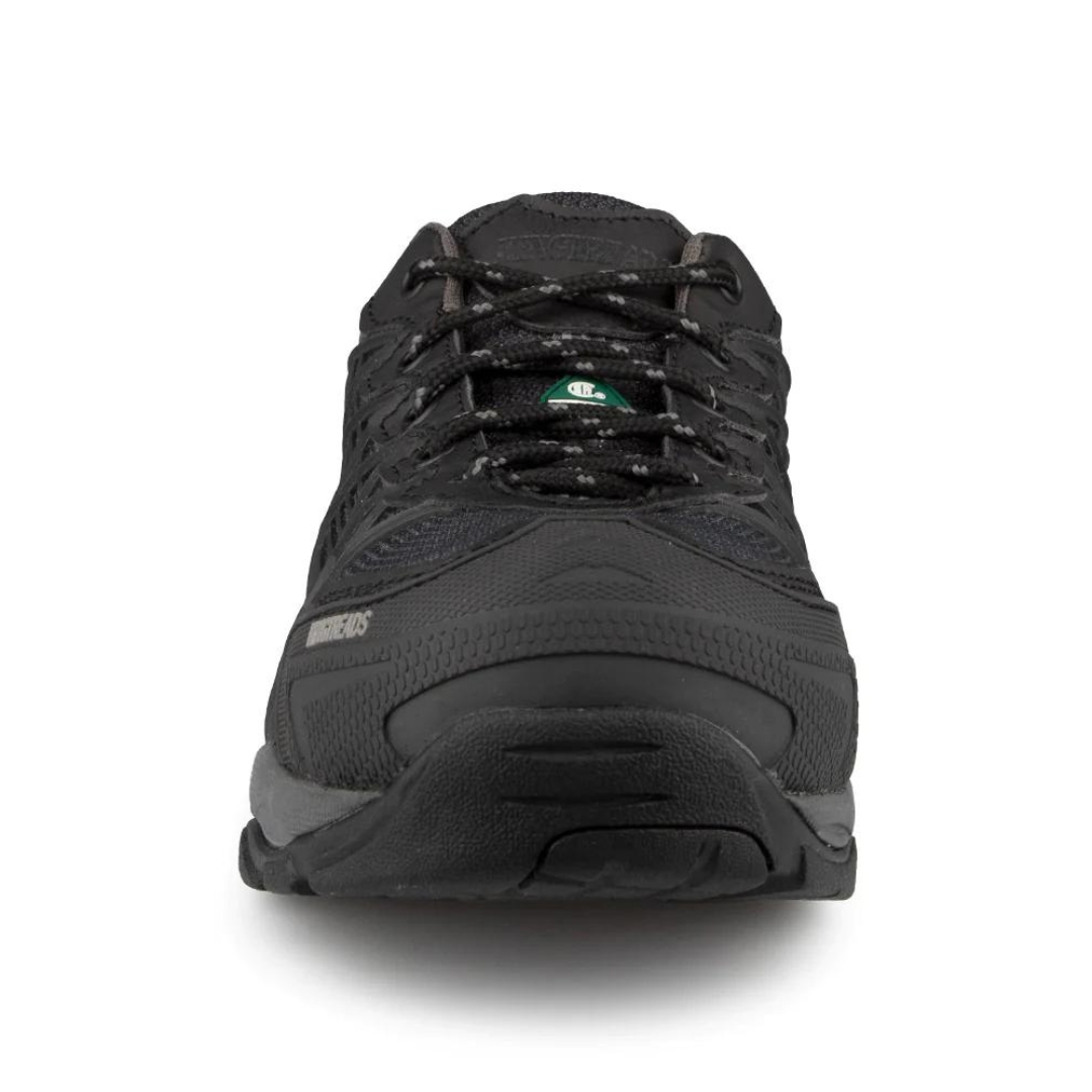 SOULIER DE SÉCURITÉ IMPERMÉABLE KINGTREADS KINGSTON POUR HOMME couleur noir vu du soulier noir de face