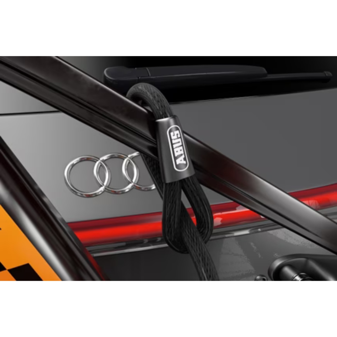 PORTE VÉLO THULE EPOS couleur black/aluminium vu vu du verrous pour la sécurité