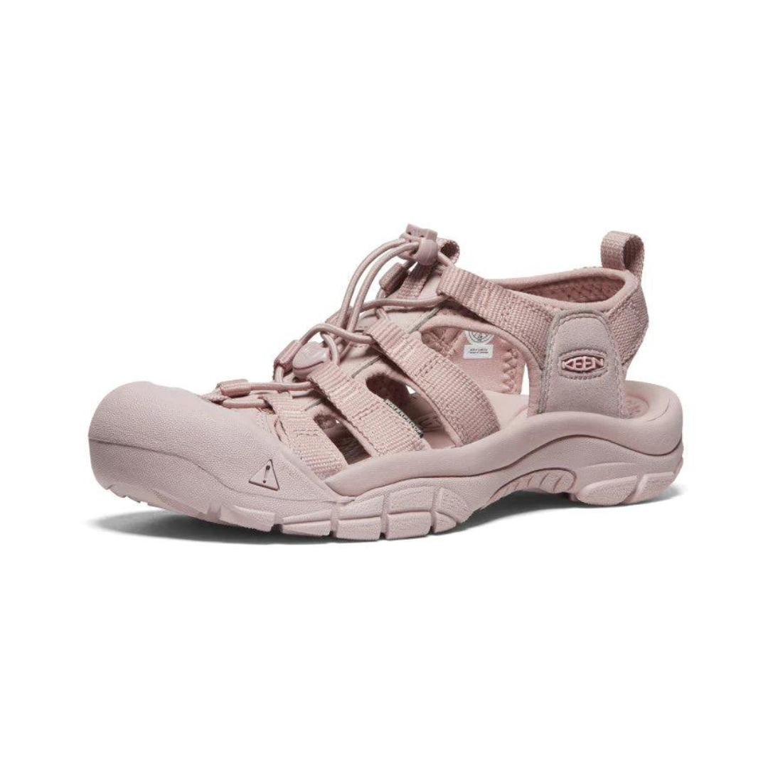 SANDALE KEEN NEWPORT H2 POUR FEMME couleur Monochrome/Fawn vue de la sandale rose pale de profil gauche