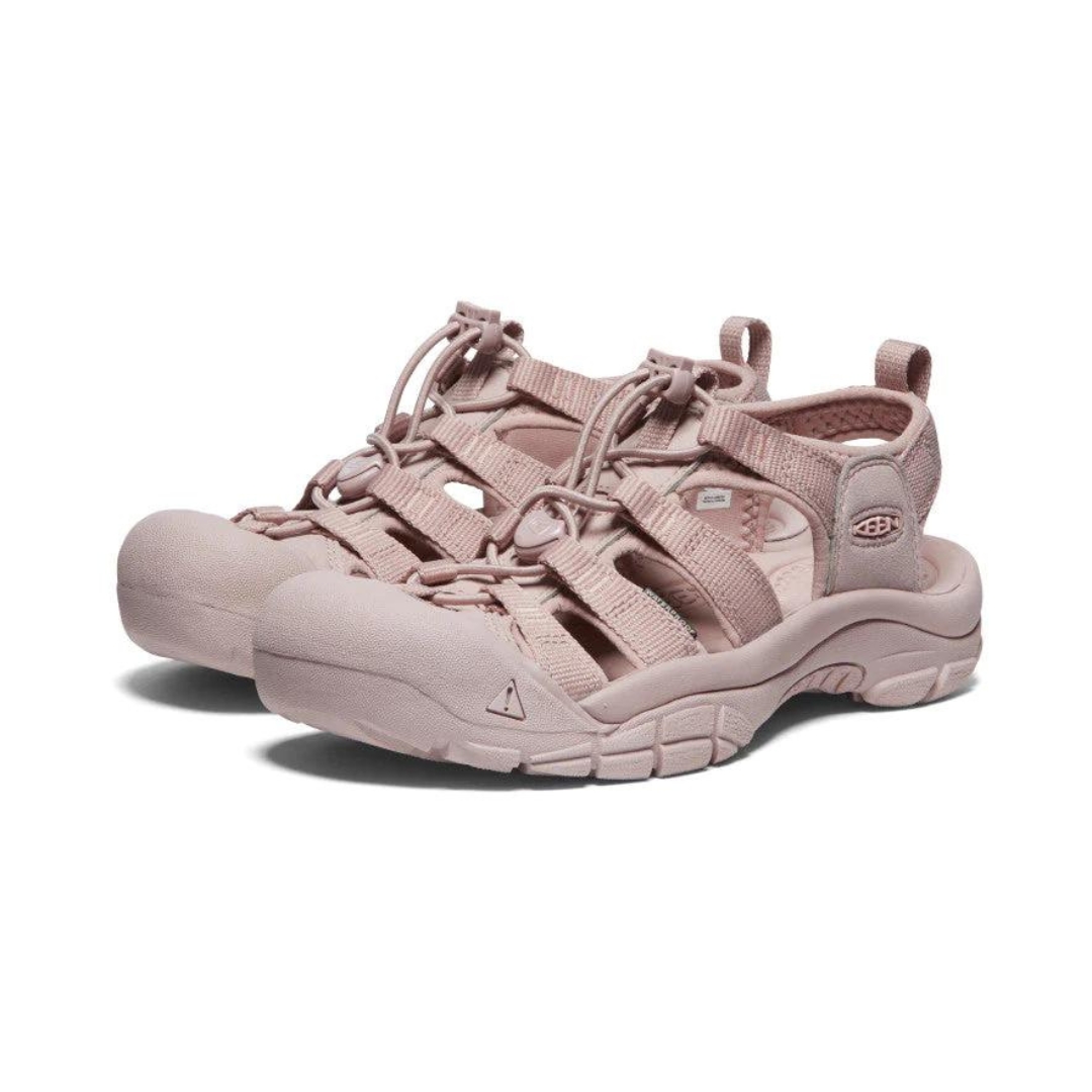 SANDALE KEEN NEWPORT H2 POUR FEMME couleur Monochrome/Fawn vue de la sandale rose pale de profil gauche