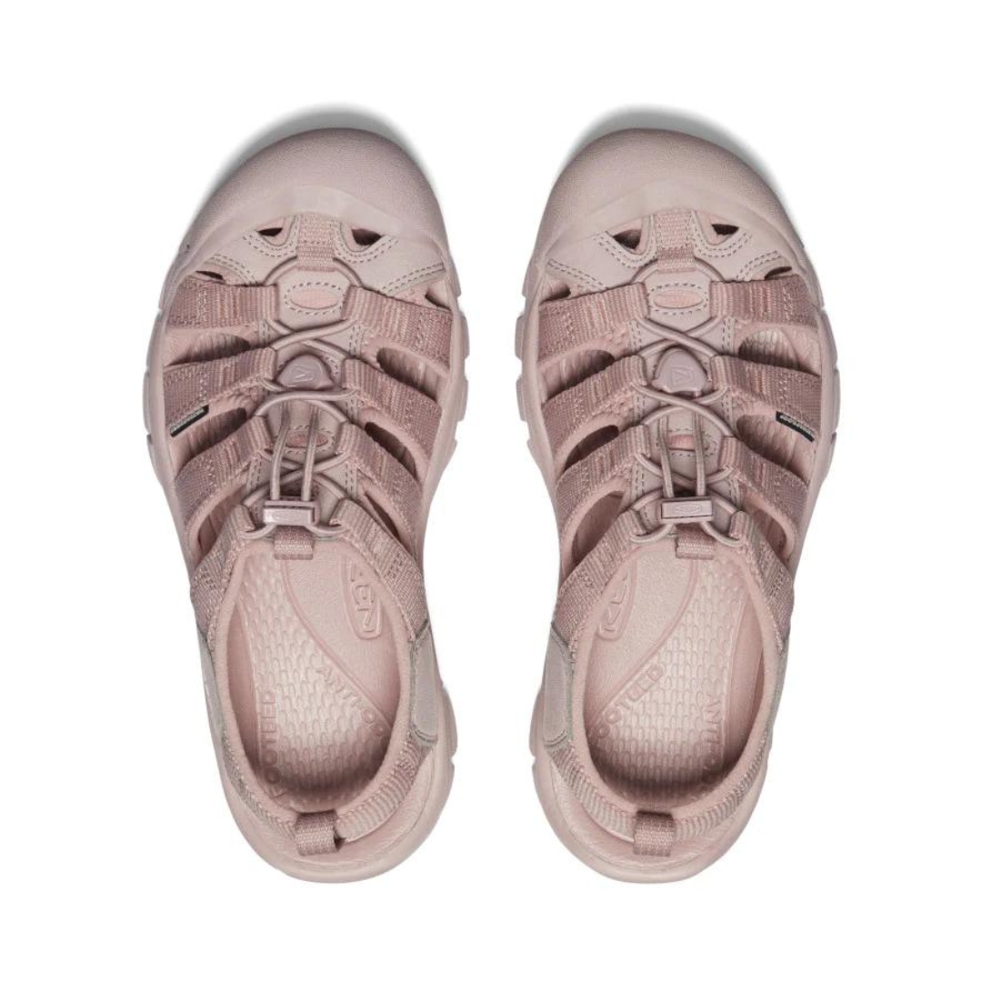 SANDALE KEEN NEWPORT H2 POUR FEMME couleur Monochrome/Fawn vue de la sandale rose pale du dessus